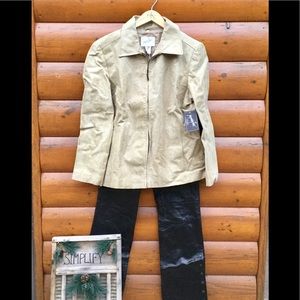 🐍  SNAKESKIN LEATHER JACKET Jacqueline FERRAR NWT Deadstock COOL 😎